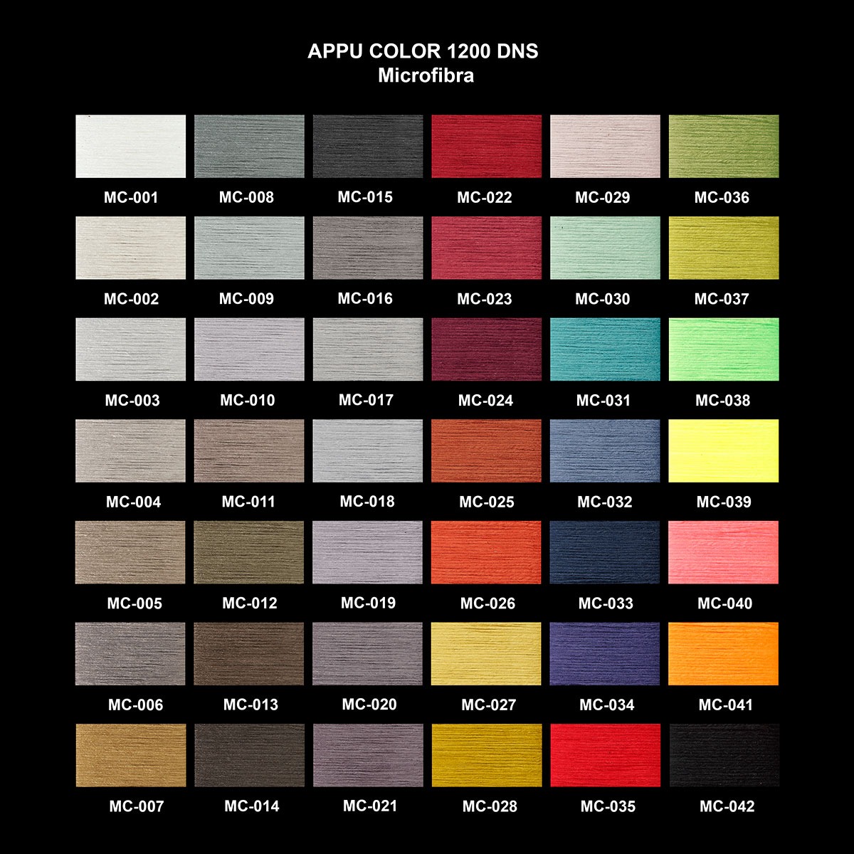 Appu color Microfibra 1200dns